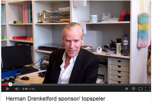 Herman Drenkelford, sponsor en topspeler