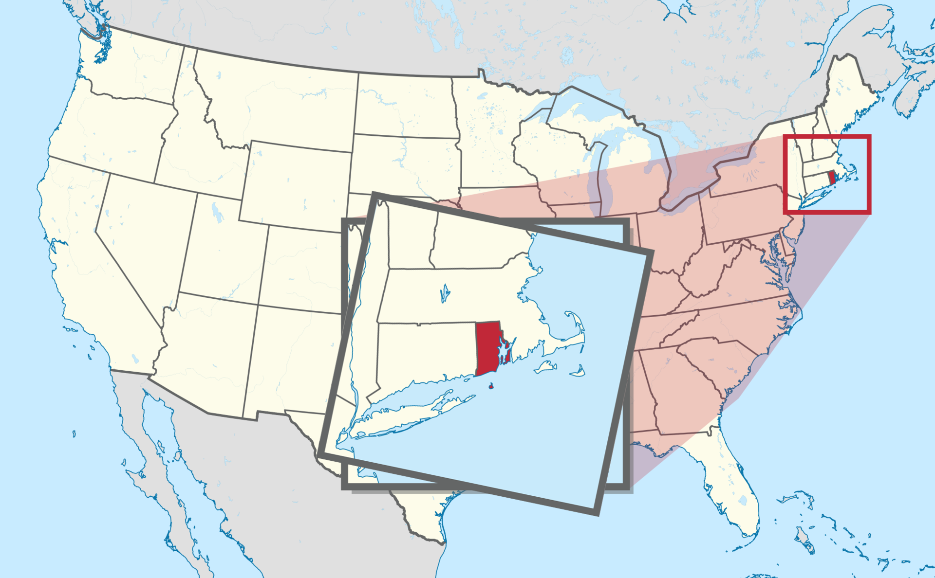 Ligging van Rhode Island (Wikipedia)