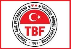 Logo van de Turkse bridgebond (TBF)