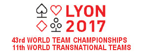 Logo van het WK in Lyon (WBF)