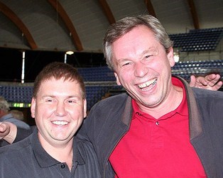 Geir Helgemo (links) en Tor Helness (Bridge Winners)