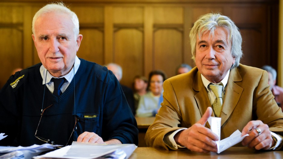 Dr. Entscho Wladow (links) en Dr. Michael Elinescu in Düsseldorf (dpa)