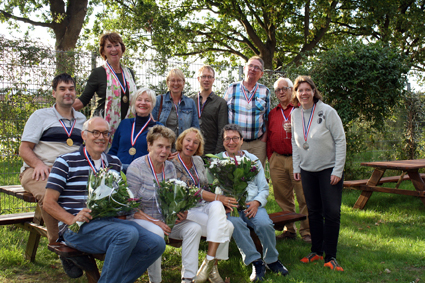 Vriend wint mixed teams (Conny ten Cate)