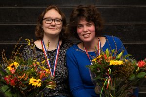 Merel Bruijnsteen (links) en Doris van Delft (NBB)